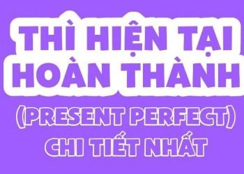 Thì hiện tại hoàn thành: Khái Niệm, Công Thức Và Bài Tập