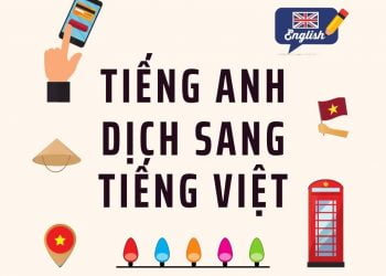ứng dụng Tiếng Anh dịch sang Tiếng Việt