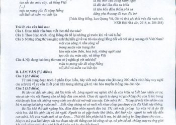 Đề minh họa môn văn 2022 có FILE PDF tải về nhanh nhất
