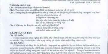 Đề minh họa môn văn 2022 có FILE PDF tải về nhanh nhất