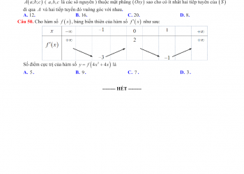 Đề thi toán thpt quốc gia 2019 có file PDF tải về nhanh nhất