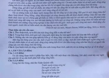 Đề thi văn thpt quốc gia 2021 có file PDF tải về nhanh nhất