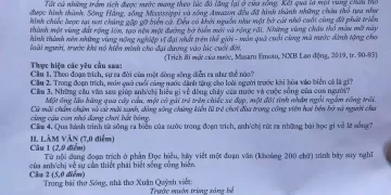 Đề thi văn thpt quốc gia 2021 có file PDF tải về nhanh nhất