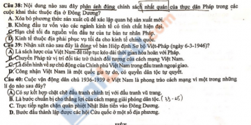 Đề thi sử thpt quốc gia 2021 có file PDF tải về nhanh nhất