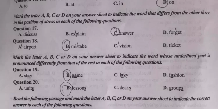 Đề thi tiếng anh vào 10 Hà Nội 2022 có file PDF tải về nhanh nhất
