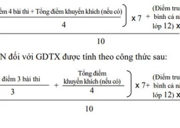 Cách tính điểm tốt nghiệp thpt năm 2022 chuẩn nhất