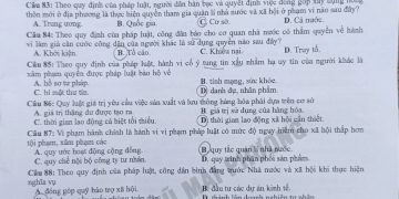 Đề thi GDCD thpt quốc gia 2022 cập nhật nhanh nhất