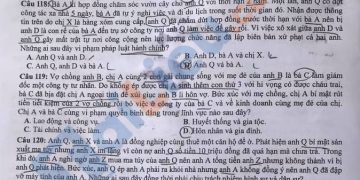 Đề thi gdcd thpt quốc gia 2020 chính thức có file PDF tải về