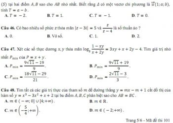 Đề thi toán thpt quốc gia 2017 có file PDF tải về nhanh nhất