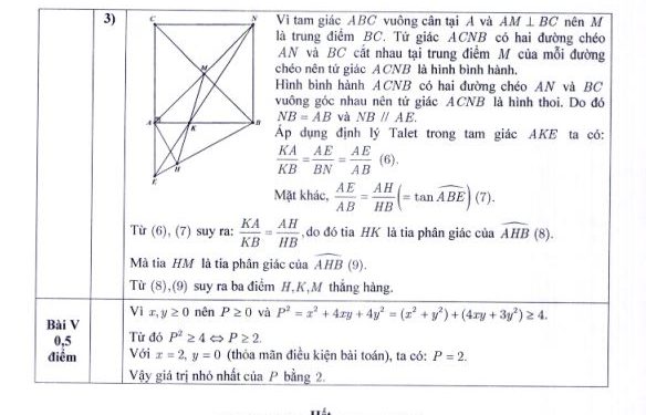 Đề thi vào 10 môn toán hà nội 2022 có file PDF để tải về