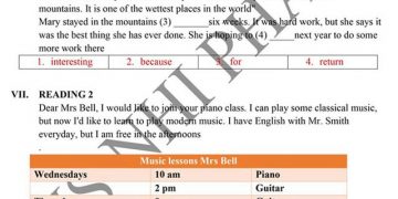 Đề thi tiếng anh vào 10 Đà Nẵng 2022 có file PDF