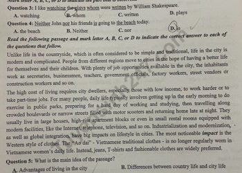 Đề Thi Tiếng Anh Vào 10 Hải Phòng 2022 Min