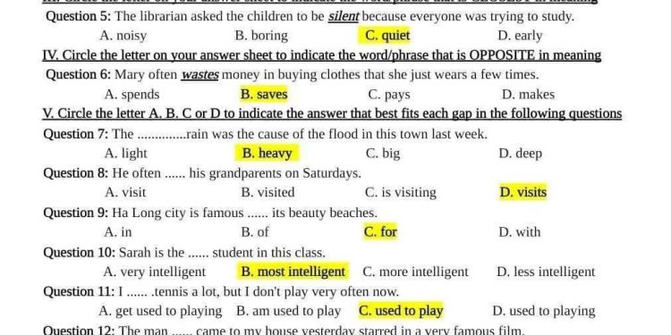 Đề Thi Tiếng Anh Vào 10 Quảng Ninh 2022 Min