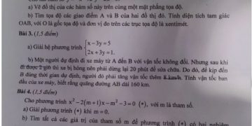 Đề thi vào 10 môn toán Đà Nẵng 2022 có file PDF để tải về