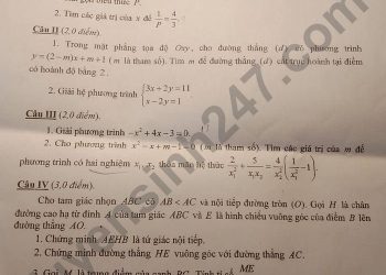 Đề Thi Vào 10 Môn Toán Thanh Hóa 2022 Min