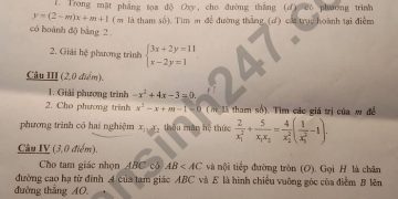 Đề Thi Vào 10 Môn Toán Thanh Hóa 2022 Min