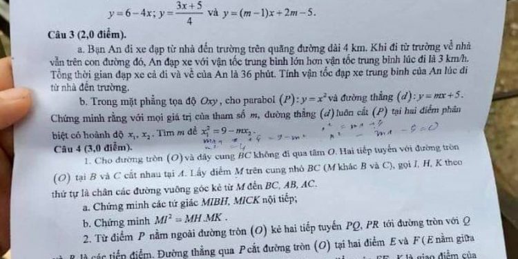 Đề Thi Vào 10 Môn Toán Hải Dương 2022 Min