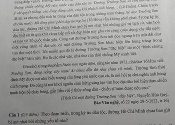 Đề thi vào 10 môn văn hải phòng 2022 có file PDF