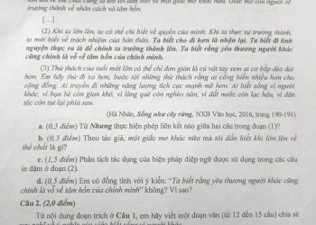 Đề Thi Vào 10 Môn Văn Quảng Ninh 2022 Min