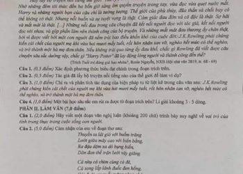 Đề Thi Vào 10 Môn Văn Thái Bình 2022 Min