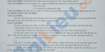 Đề thi vào 10 môn văn hải dương 2022 có file PDF
