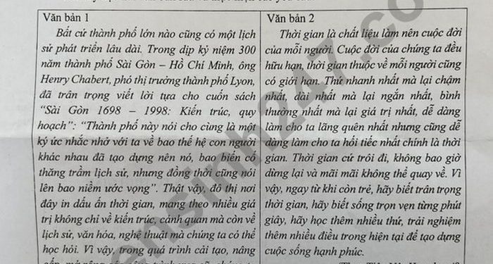 đề Thi Vào 10 Môn Văn Tphcm 2022 Min