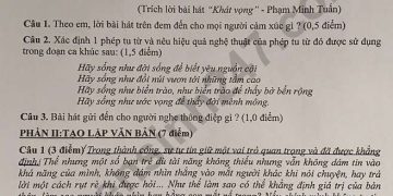 De Thi Cuoi Ki 1 Mon Van 9 Huyen Cu Chi 2022