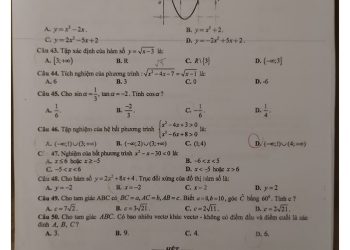 Đề thi toán cuối HK1 lớp 10 trường THPT Hưng Nhân năm 2022 2023