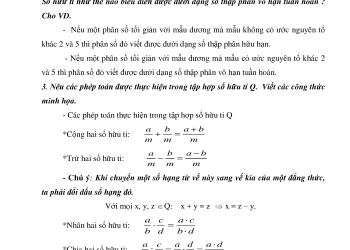 Tổng hợp kiến thức toán 7 hình học và đại số có file PDF