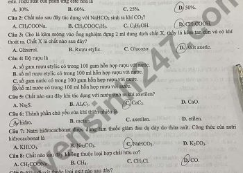 Đề Thi Hóa 9 Học Kì 2 1 Min