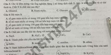 Đề Thi Hóa 9 Học Kì 2 1 Min
