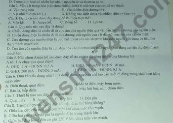 Đề Thi Kì 2 Môn Lí Lớp 7 Thcs Phước Bình 2022 1 Min