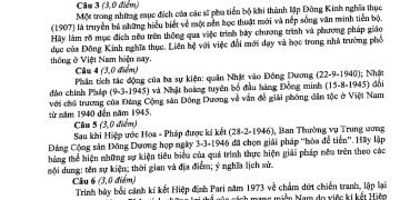 Đề thi học sinh giỏi Lịch Sử cấp quốc gia THPT năm học 2022 2023
