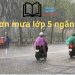 Bài văn tả cơn mưa lớp 5 ngắn gọn đạt điểm 9,5 đó