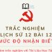 Câu hỏi trắc nghiệm lịch sử 12 bài 12 mức độ nhận biết có đáp án