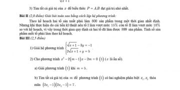Bộ đề thi toán lớp 9 giữa học kì 2 có đáp án và file pdf