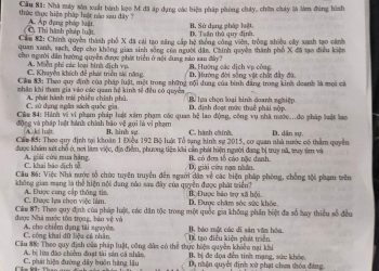 Đề thi GDCD cuối HK2 lớp 12 tỉnh Nam Định năm học 2022 2023-min