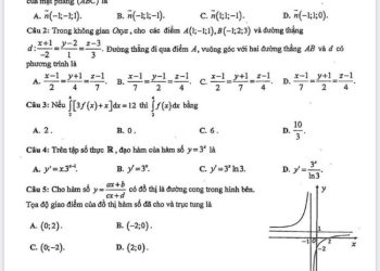 de-thi-kscl-mon-toan-lop-12-tinh-thanh-hoa-lan-2