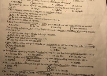 Đề thi thử môn lịch sử THPTQG 2023 Liên Trường Nghệ An