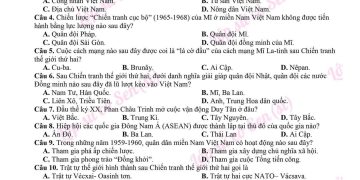 Đề thi thử môn lịch sử thpt quốc gia 2023 tỉnh Bắc Giang có file PDF