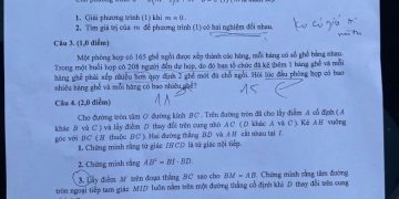 Đề thi tuyển sinh lớp 10 môn toán Bắc Ninh 2023