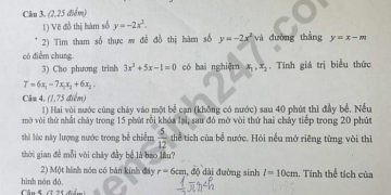 Đề thi tuyển sinh vào lớp 10 môn toán Đồng Nai 2023