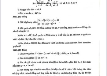 Đề toán vào lớp 10 hải phòng 2023