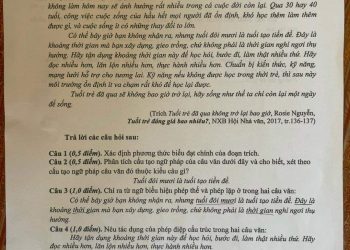 đề thi văn vào lớp 10 tỉnh hưng yên 2023