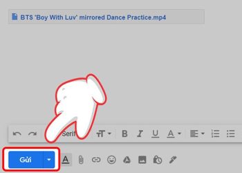 Cách gửi video qua Gmail