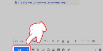 Cách gửi video qua Gmail