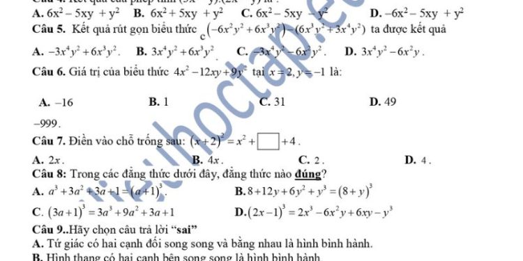 de-thi-toan-giua-hk1-lop-8-truong-thcs-ngo-dong-1