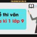 Bộ đề thi văn giữa kì 1 lớp 9 có đáp án mới nhất 2023