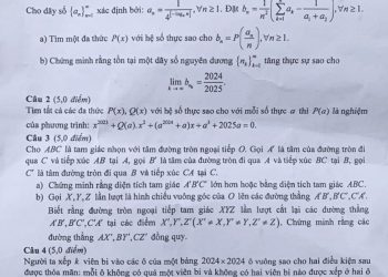 Đề thi học sinh giỏi quốc gia 2024 môn Toán ngày 1-min