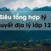 Lý thuyết địa lý 12 ngắn nhất ôn thi THPT quốc gia 2024